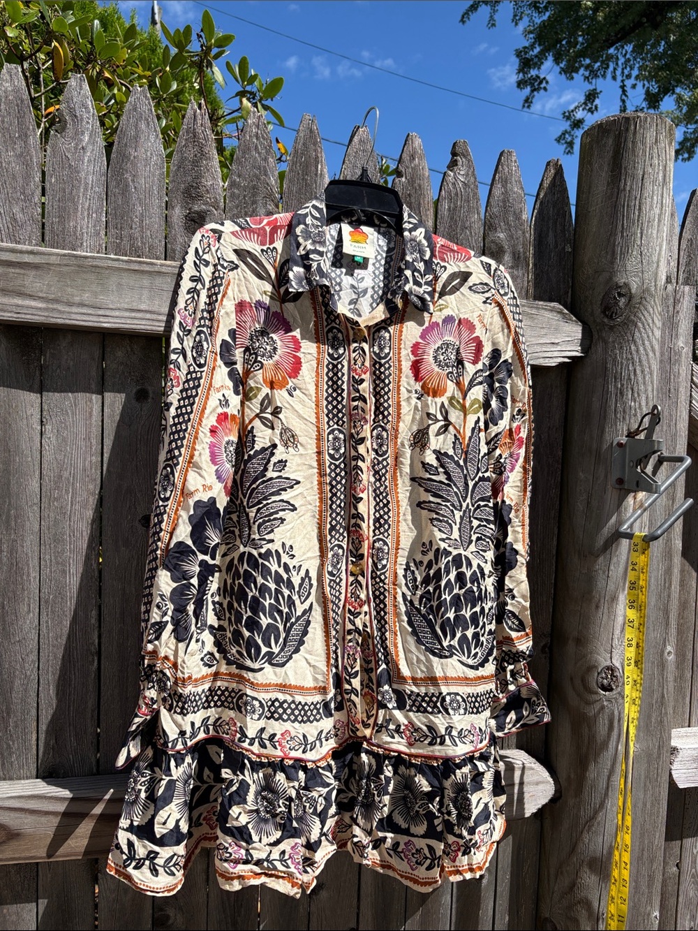 Farm Rio medium viscose dress!